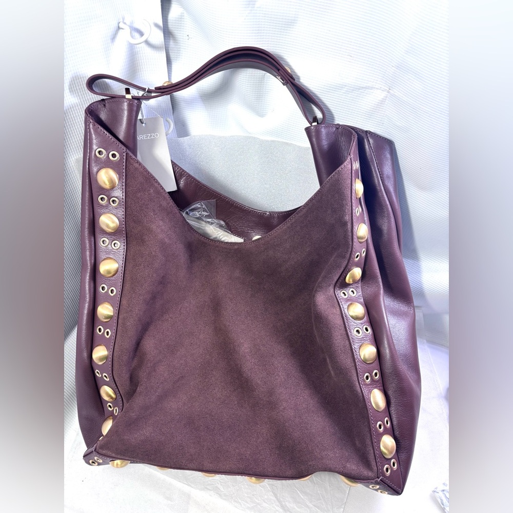 Arezzo Owen Studded Hobo Bag.